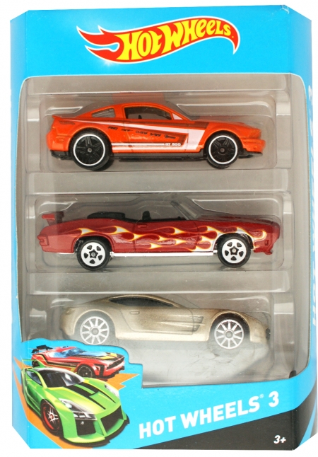 Zestaw 3 resoraków Hot Wheels K5904 nr 1