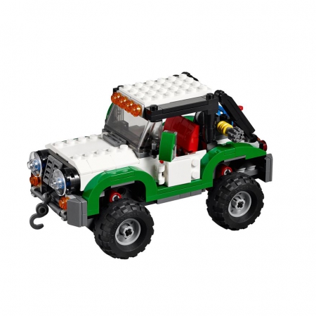 Klocki Lego Pojazdy: Jeep, Helikopter, Poduszkowiec  Creator 31037 3 w 1
