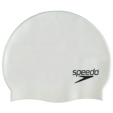Czepek pływacki Speedo Junior Plain Flat Silicone Cap Biały  289355