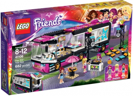 Klocki Lego Friends Wóz koncertowy Gwiazdy Pop 41106