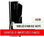 Xbox360 Slim 4GB + 2 Gry Gratis