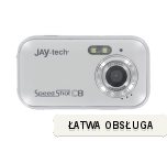 Aparat fotograficzny Jay-Tech SpeedShot C8 srebrny