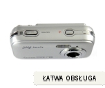 Aparat fotograficzny Jay-Tech SpeedShot C8 srebrny