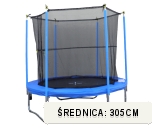 Trampolina Distri'Com 90kg 244cm