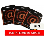 Starter Orange Free na kartę 20zł 1GB 29gr/min.