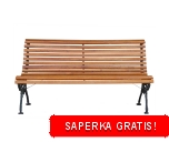 Ławka ogrodowa Szyk Siglo - Drewniana