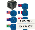 Zestaw wtyczek podróżnych Brennenstuhl 150 krajów
