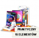 Zestaw  Plecak + Artykuły Szkolne 15 elem. (nr.1) 