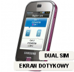 Samsung B5722 Różowy Dual Sim