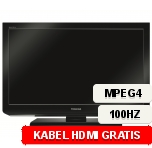 TV LED 42" Toshiba 42HL833 Full HD USB 100Hz MPEG4
