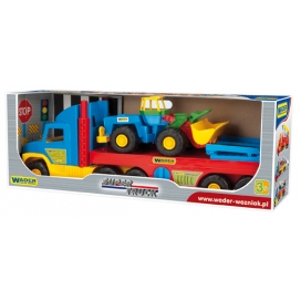 Super Truck Lora Transportowa  i Spychacz Wader 36520