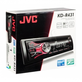 Radioodtwarzacz samochodowy audio JVC KD-R431