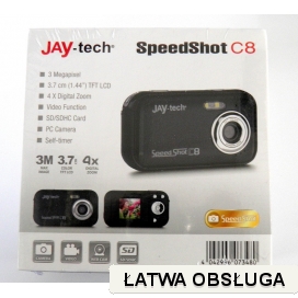 Aparat fotograficzny Jay-Tech SpeedShot C8 czarny