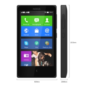 Telefon komórkowy Nokia X Dual Sim Black