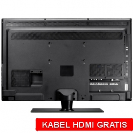 TV LED 32'' Hannspree SE32LMNB MPEG4 + Gratis