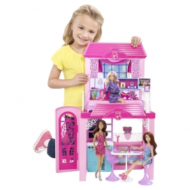 Domek Barbie Mattel X7945  z Akcesoriami