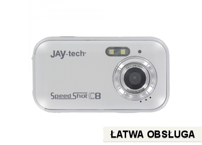 Aparat fotograficzny Jay-Tech SpeedShot C8 srebrny