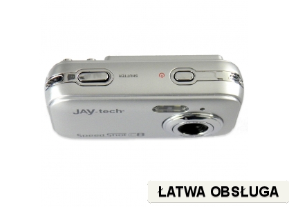 Aparat fotograficzny Jay-Tech SpeedShot C8 srebrny
