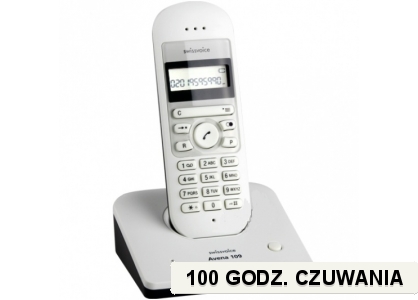 Telefon bezprzewodowy Swissvoice Avena 109 Biały 