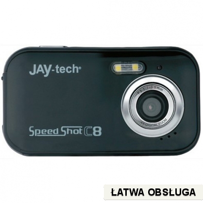 Aparat fotograficzny Jay-Tech SpeedShot C8 czarny