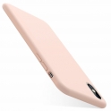 Etui Silicone Case elastyczne silikonowe HUAWEI Y6 2018 różowe