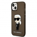 Oryginalne Etui IPHONE 14 Karl Lagerfeld Hardcase Ikonik Karl Lagerfeld (KLHCP14SHNIKTCK) czarne