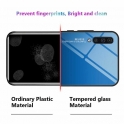 Etui Szklane Glass case Gradient HUAWEI P SMART Z czarno-niebieskie