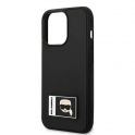 Oryginalne Etui IPHONE 13 PRO MAX Karl Lagerfeld Hardcase Ikonik Patch czarne