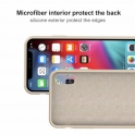 Etui Silicone Case elastyczne silikonowe HUAWEI MATE 20 LITE szare