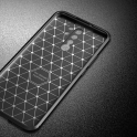 Etui XIAOMI REDMI 9 Pancerne Shockproof Carbon Fiber niebieskie