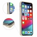Etui Silicone Case elastyczne silikonowe HUAWEI MATE 20 LITE szare