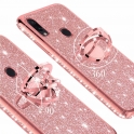 Etui Diamond Ring Brokat XIAOMI REDMI 7 różowe