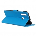 Etui HUAWEI P40 LITE E / Y7p Portfel skórzany z klapką Litchi niebieskie
