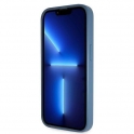 Oryginalne Etui APPLE IPHONE 15 PRO Guess Hardcase Crossbody 4G Metal Logo (GUHCP15LP4TDSCPB) niebieskie