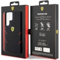 Oryginalne Etui SAMSUNG GALAXY S23 ULTRA Ferrari Hardcase Hot Stamp Lines (FEHCS23LPBAK) czarne