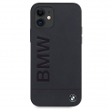 Mercedes Oryginalne Etui IPHONE 12 MINI BMW Hardcase Signature Logo Imprint (BMHCP12SSLLNA) granatowe