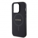 Oryginalne Etui APPLE IPHONE 15 PRO MAX Guess Hardcase Saffiano MagSafe (GUHMP15XPSAHMCK) czarne