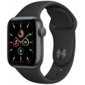 Smartwatch Apple Watch SE GPS 44mm Aluminium szary z czarnym paskiem Sport