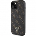 Oryginalne Etui IPHONE 13 / 14 / 15 Guess Hardcase 4G Triangle Metal Logo (GUHCP15SPG4GPK) czarne