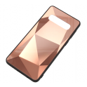 Etui 3D Lustro Mirror Obudowa Diamond Stone SAMSUNG GALAXY S10e różowe złoto