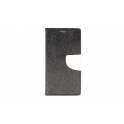 Etui portfel fancy SAMSUNG S9+ czarno-biały shine