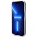 Oryginalne Etui APPLE IPHONE 15 PRO Guess Hardcase IML Faceted Mirror Disco Iridescent (GUHCP15LHDECMP) różowe