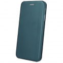 Etui IPHONE 13 PRO portfel z klapką skóra ekologiczna Flip Elegance ciemnozielone