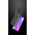 Etui XIAOMI REDMI 9 Pancerne Shockproof Carbon Fiber niebieskie
