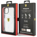 Oryginalne Etui IPHONE 14 Ferrari Hardcase Outline Magsafe (FEHMP14SURKT) transparentne