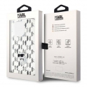 Oryginalne Etui APPLE IPHONE 15 PRO MAX Karl Lagerfeld Hardcase Monogram Choupette (KLHCP15XHNCMKLT) transparentne