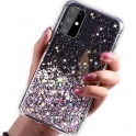 Etui SAMSUNG GALAXY A51 5G Brokat Cekiny Glue Glitter Case czarne