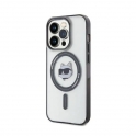 Oryginalne Etui APPLE IPHONE 15 PRO Karl Lagerfeld Hardcase IML Choupette`s Head MagSafe (KLHMP15LHCHNOTK) transparentne