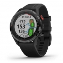 Smartwatch Garmin Approach S62 Czarną ceramiczną ramką z czarną opaską