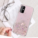 Etui IPHONE 12 PRO MAX (6,7) Brokat Cekiny Glue Glitter Case różowe